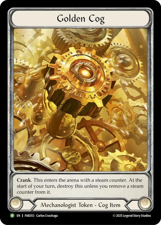 Golden Cog (FAB353) [FAB353] (Promo)  Cold Foil | Cracking-Singles