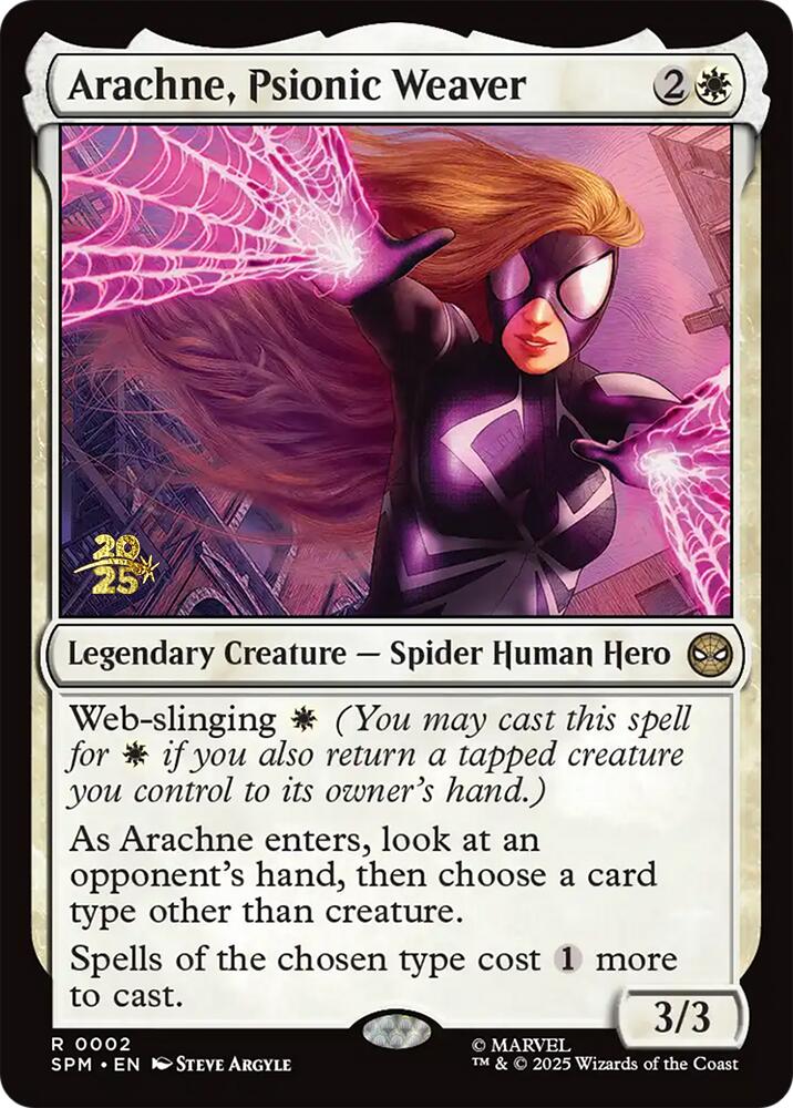 Arachne, Psionic Weaver [Marvel's Spider-Man Prerelease Promos] | Cracking-Singles