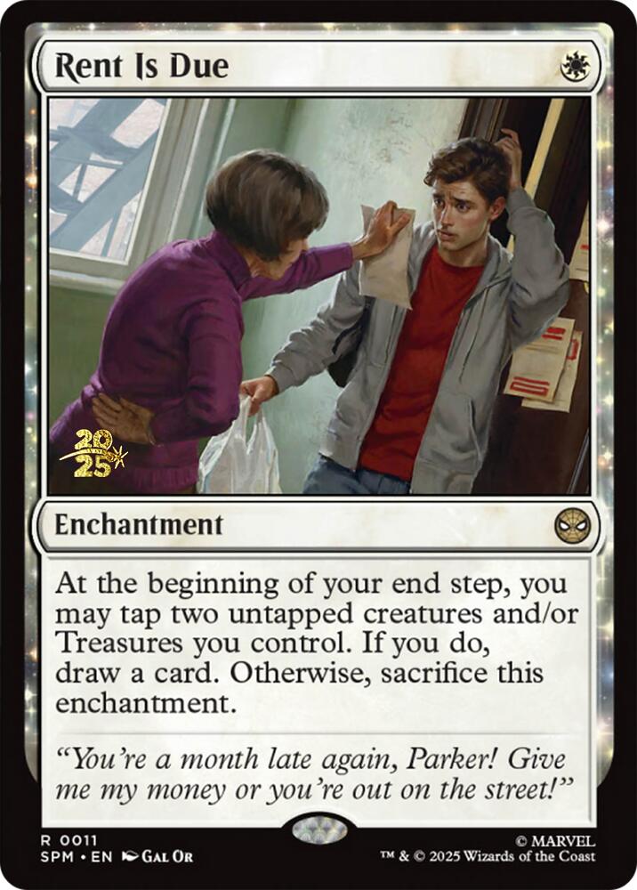 Rent Is Due [Marvel's Spider-Man Prerelease Promos] | Cracking-Singles