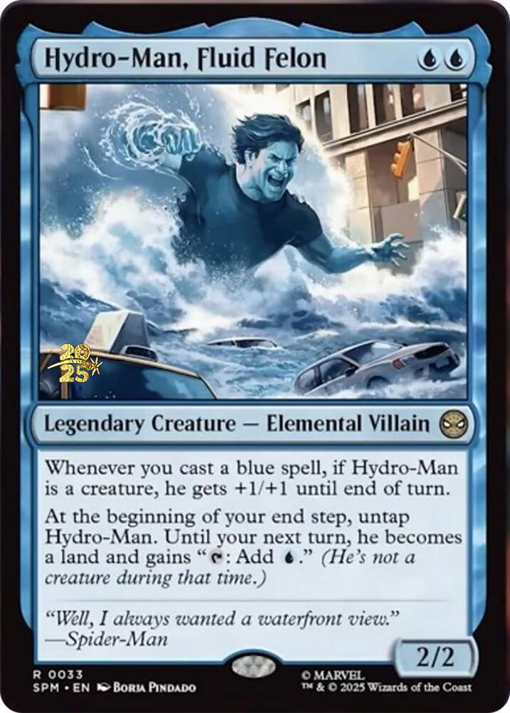Hydro-Man, Fluid Felon [Marvel's Spider-Man Prerelease Promos] | Cracking-Singles