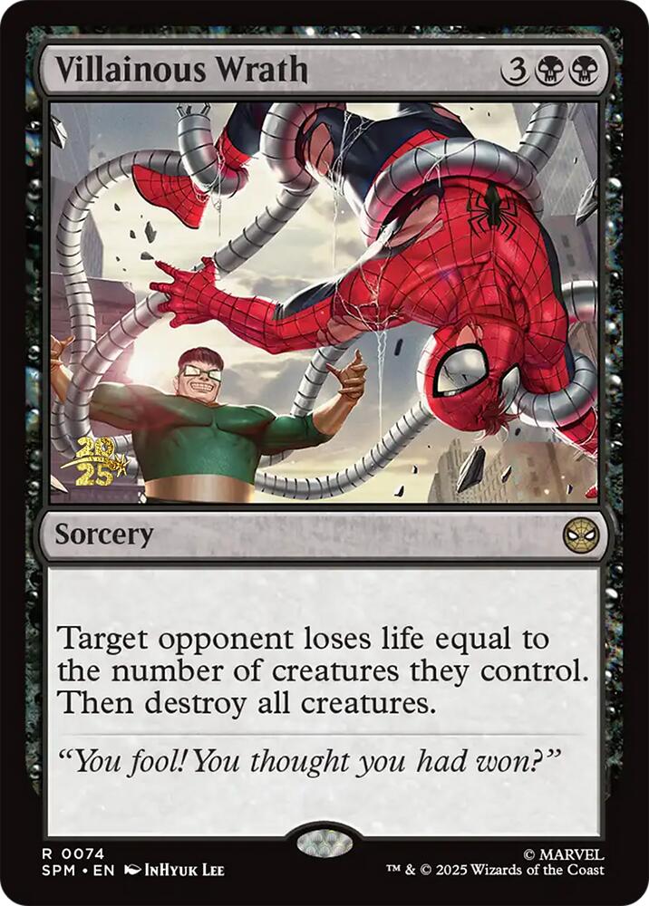 Villainous Wrath [Marvel's Spider-Man Prerelease Promos] | Cracking-Singles