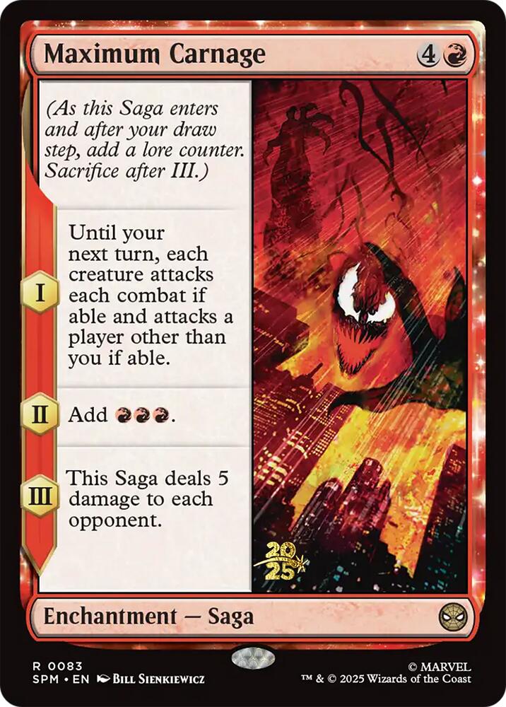 Maximum Carnage [Marvel's Spider-Man Prerelease Promos] | Cracking-Singles