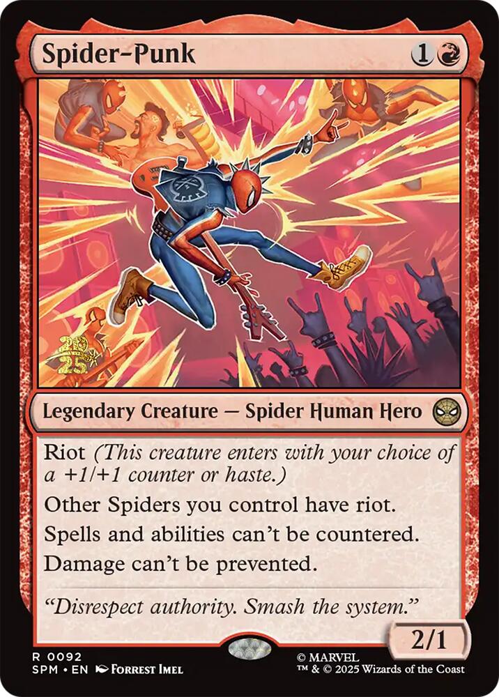 Spider-Punk [Marvel's Spider-Man Prerelease Promos] | Cracking-Singles