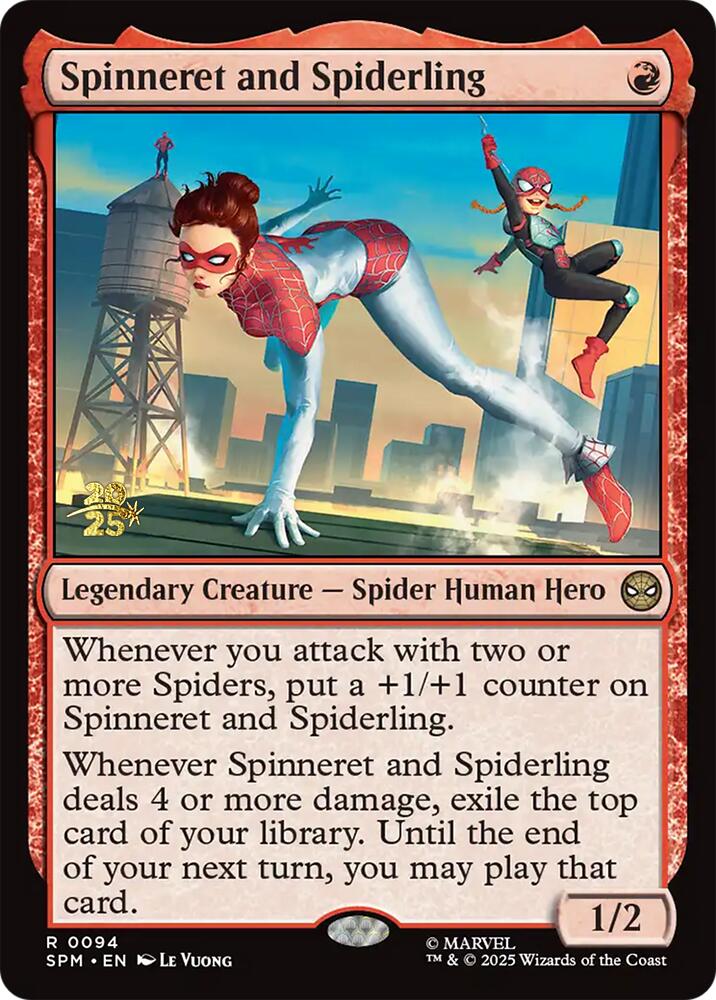Spinneret and Spiderling [Marvel's Spider-Man Prerelease Promos] | Cracking-Singles