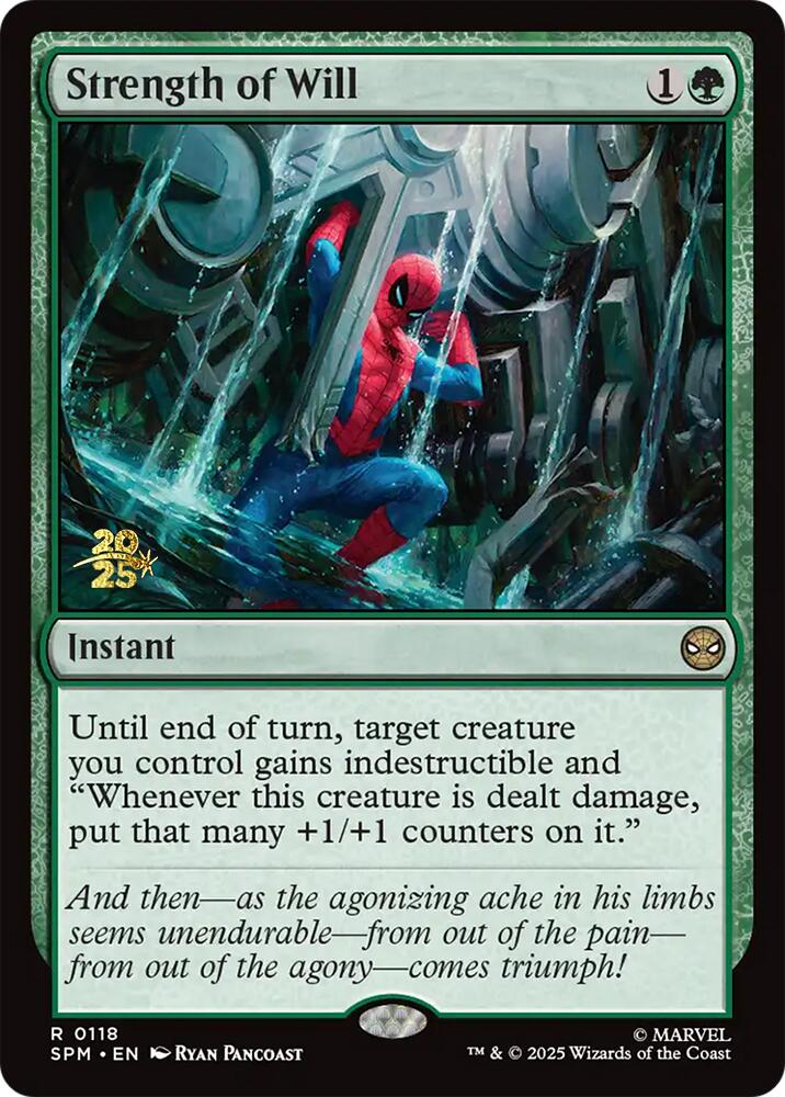 Strength of Will [Marvel's Spider-Man Prerelease Promos] | Cracking-Singles