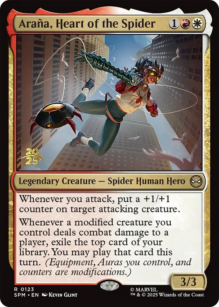 Arana, Heart of the Spider [Marvel's Spider-Man Prerelease Promos] | Cracking-Singles