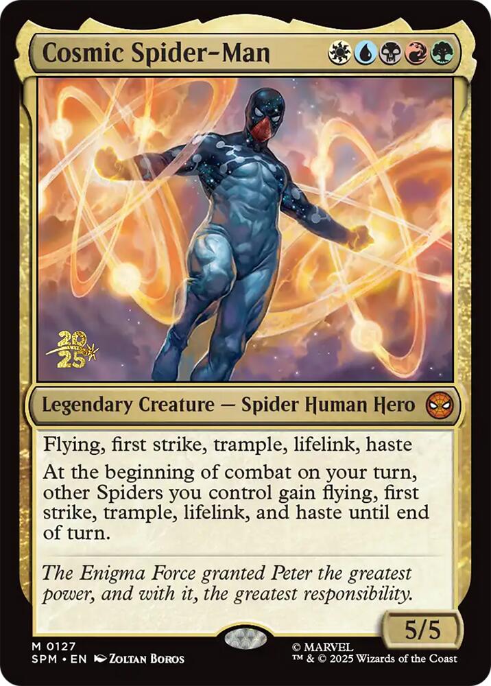 Cosmic Spider-Man [Marvel's Spider-Man Prerelease Promos] | Cracking-Singles