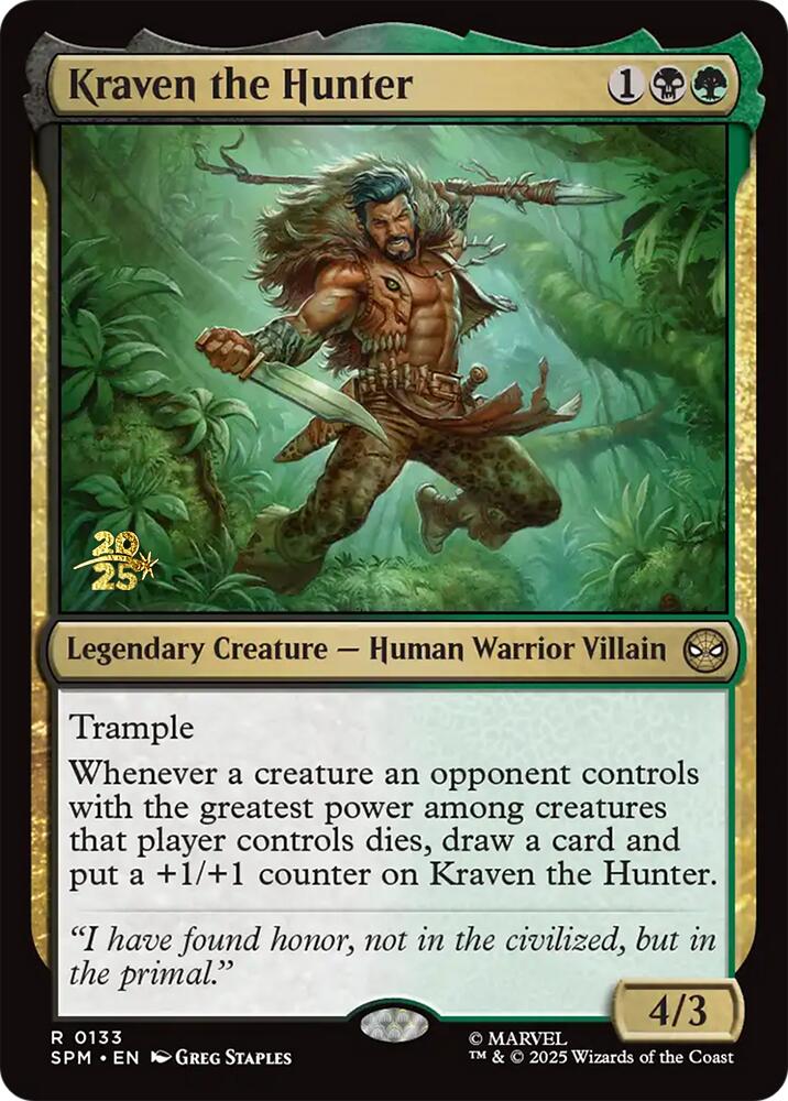 Kraven the Hunter [Marvel's Spider-Man Prerelease Promos] | Cracking-Singles