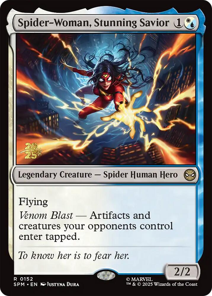 Spider-Woman, Stunning Savior [Marvel's Spider-Man Prerelease Promos] | Cracking-Singles