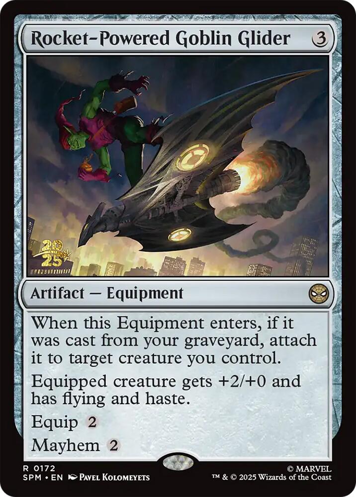 Rocket-Powered Goblin Glider [Marvel's Spider-Man Prerelease Promos] | Cracking-Singles