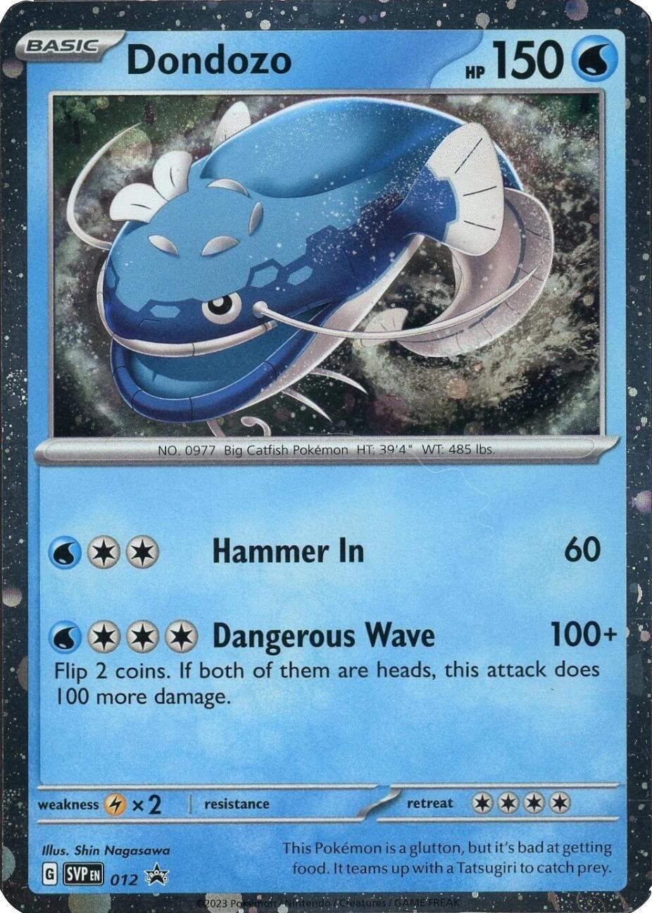 Dondozo (012) (Cosmos Holo) [Scarlet & Violet: Black Star Promos] | Cracking-Singles