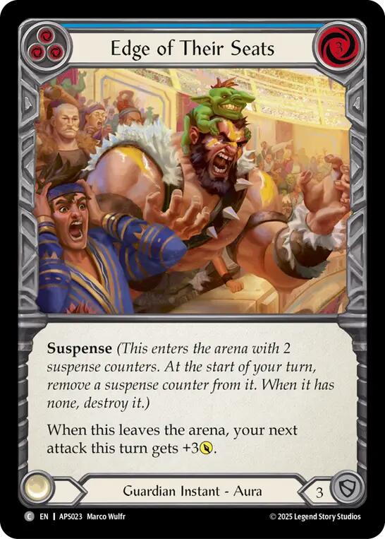 Edge of Their Seats (Blue) [APS023] (Armory Deck: Pleiades) | Cracking-Singles