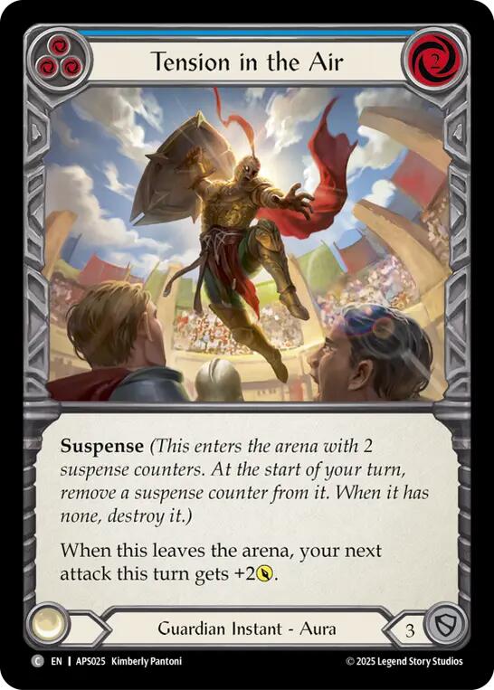 Tension in the Air (Blue) [APS025] (Armory Deck: Pleiades) | Cracking-Singles