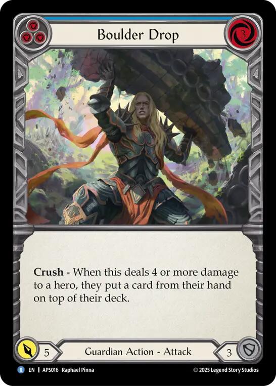 Boulder Drop (Blue) [APS016] (Armory Deck: Pleiades) | Cracking-Singles