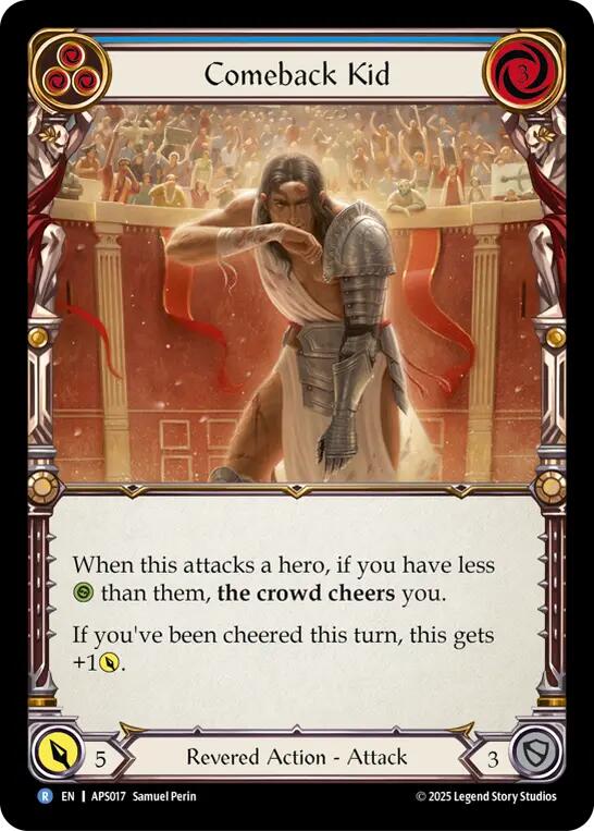 Comeback Kid (Blue) [APS017] (Armory Deck: Pleiades) | Cracking-Singles