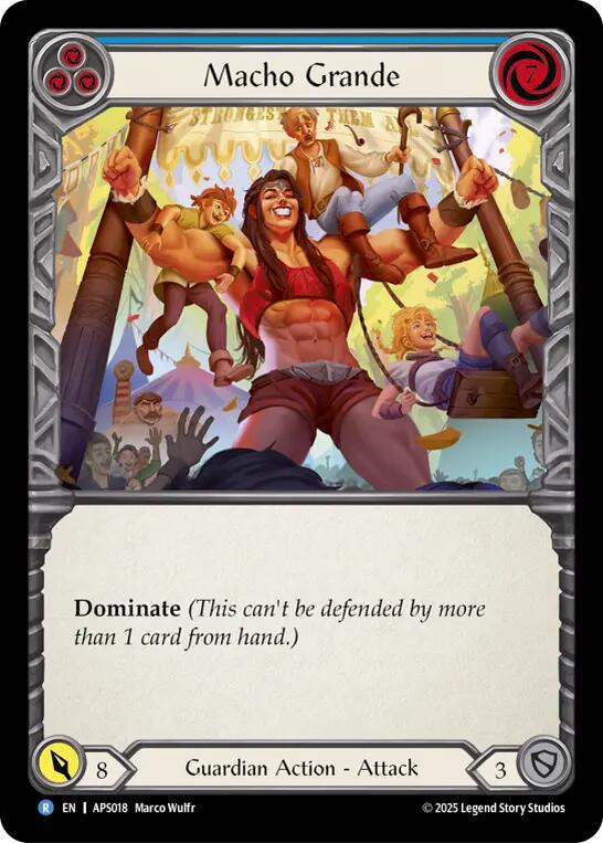 Macho Grande (Blue) [APS018] (Armory Deck: Pleiades) | Cracking-Singles