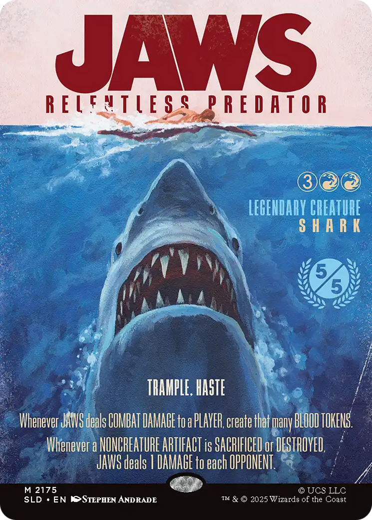Jaws, Relentless Predator [Secret Lair Drop Series] | Cracking-Singles