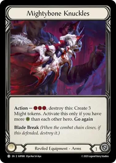 Mightybone Knuckles (Cold Foil) [SUP080] (Super Slam)  Cold Foil | Cracking-Singles
