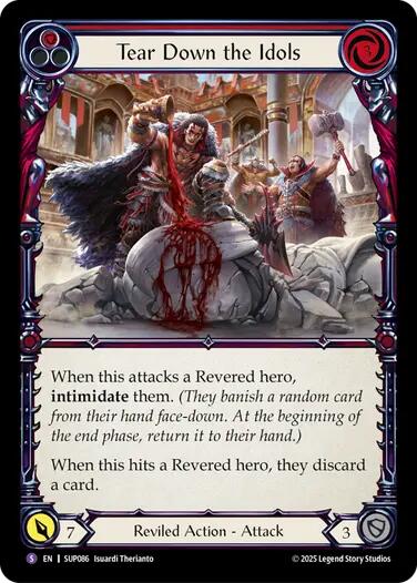Tear Down the Idols [SUP086] (Super Slam)  Rainbow Foil | Cracking-Singles