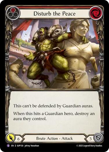 Disturb the Peace [SUP130] (Super Slam)  Rainbow Foil | Cracking-Singles