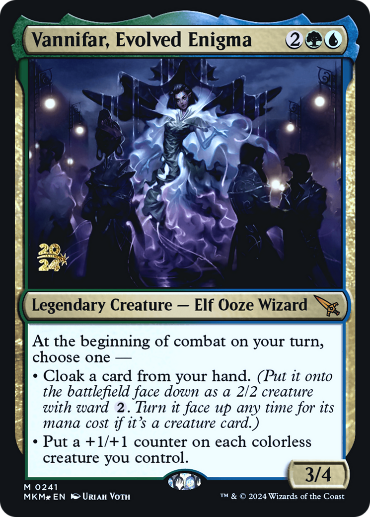 Vannifar, Evolved Enigma [Murders at Karlov Manor Prerelease Promos] | Cracking-Singles