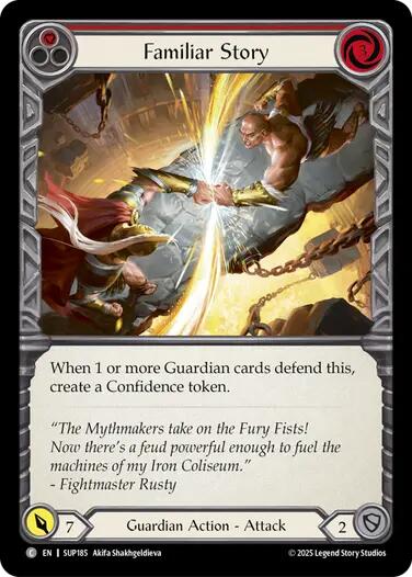 Familiar Story [SUP185] (Super Slam)  Rainbow Foil | Cracking-Singles