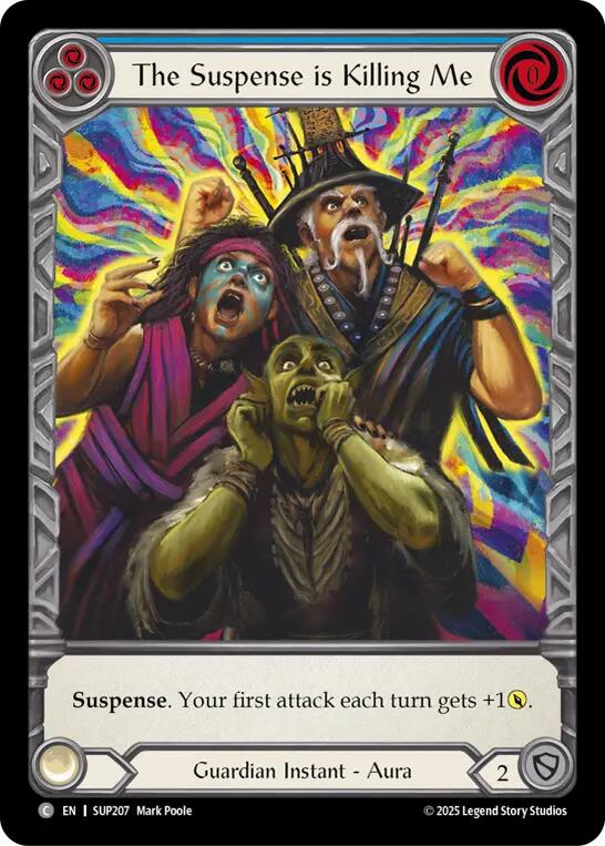 The Suspense is Killing Me (Extended Art) [SUP207] (Super Slam)  Cold Foil | Cracking-Singles
