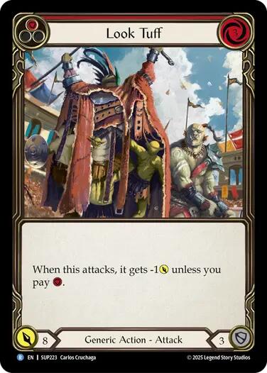 Look Tuff [SUP223] (Super Slam)  Rainbow Foil | Cracking-Singles