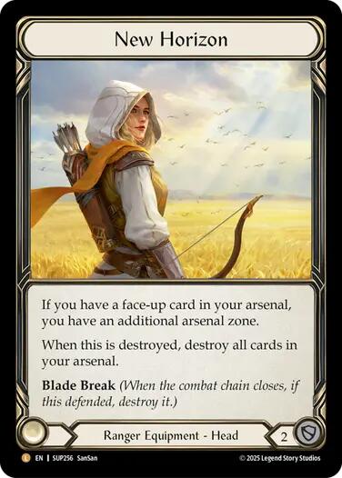 New Horizon [SUP256] (Super Slam)  Rainbow Foil | Cracking-Singles