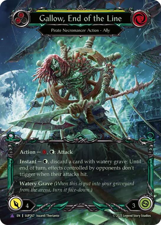 Gallow, End of the Line (Marvel Cold Foil) [SUP267] (Super Slam)  Cold Foil | Cracking-Singles