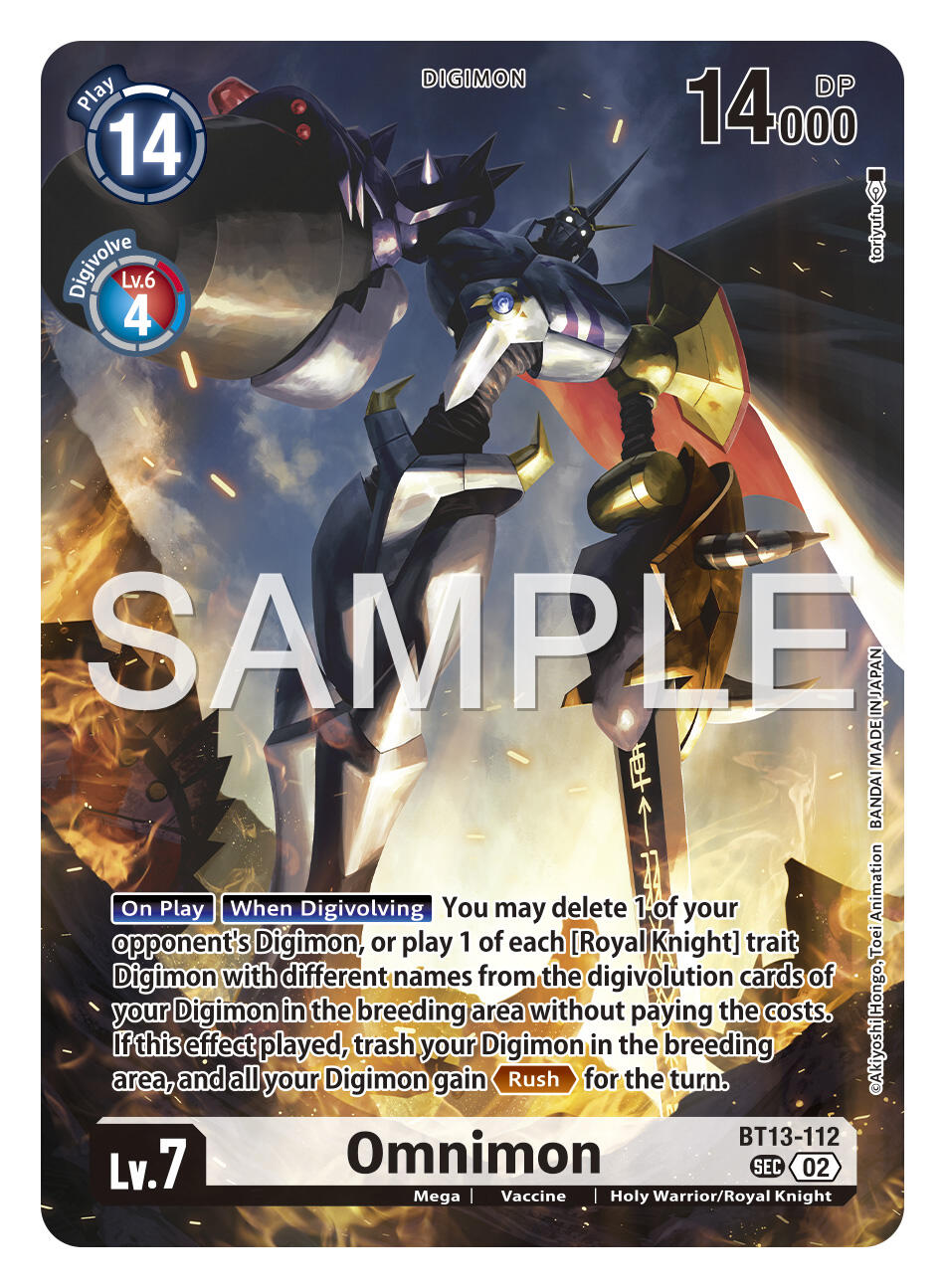 Omnimon [BT13-112] [Limited Card Pack -Another Knight-] | Cracking-Singles