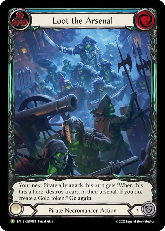 Loot the Arsenal [GEM083] (GEM Pack 3)  Rainbow Foil | Cracking-Singles