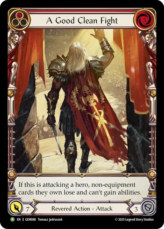 A Good Clean Fight [GEM088] (GEM Pack 3)  Rainbow Foil | Cracking-Singles