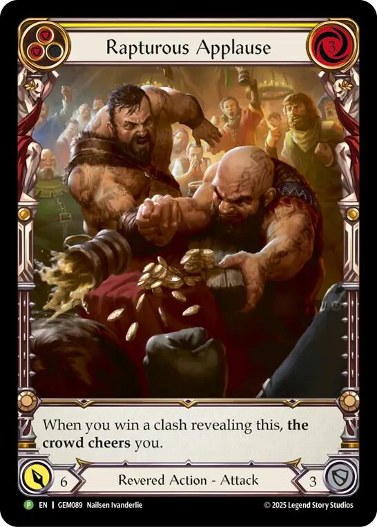 Rapturous Applause [GEM089] (GEM Pack 3)  Rainbow Foil | Cracking-Singles