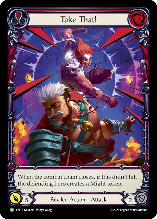 Take That! [GEM095] (GEM Pack 3)  Rainbow Foil | Cracking-Singles