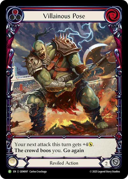 Villainous Pose [GEM097] (GEM Pack 3) | Cracking-Singles