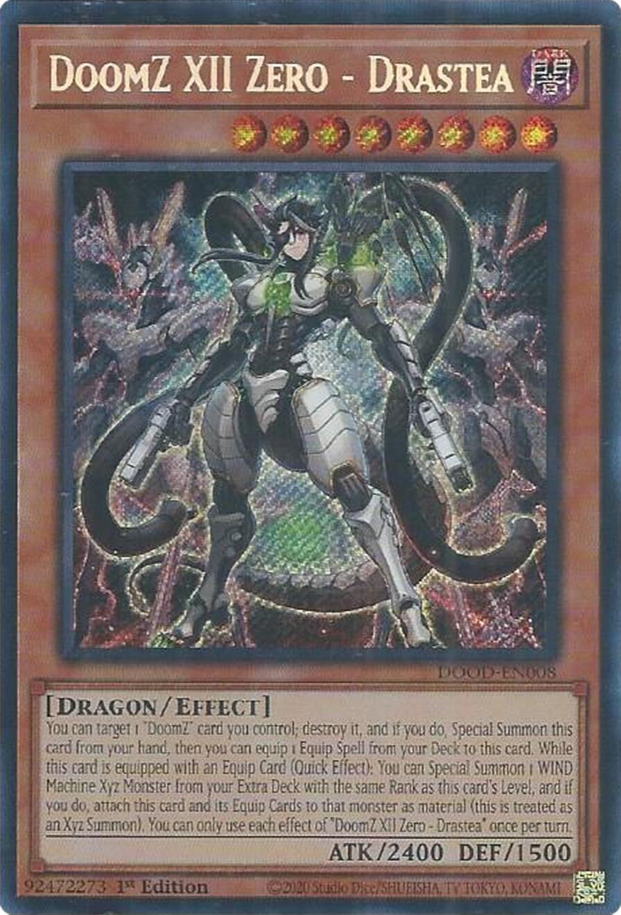 DoomZ XII Zero - Drastea [DOOD-EN008] Secret Rare | Cracking-Singles