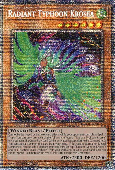 Radiant Typhoon Krosea (Starlight Rare) [DOOD-EN015] Starlight Rare | Cracking-Singles