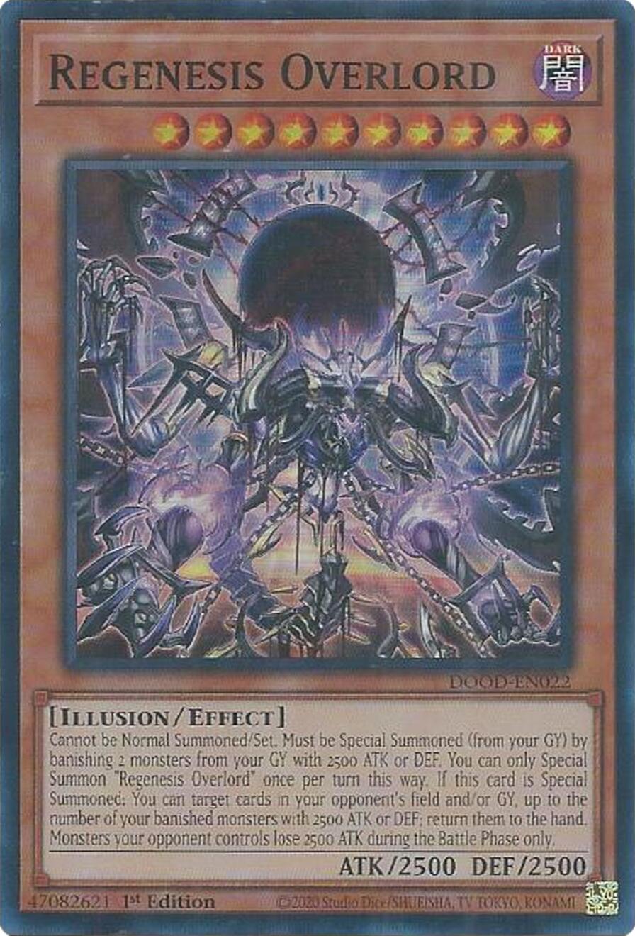 Regenesis Overlord [DOOD-EN022] Super Rare | Cracking-Singles