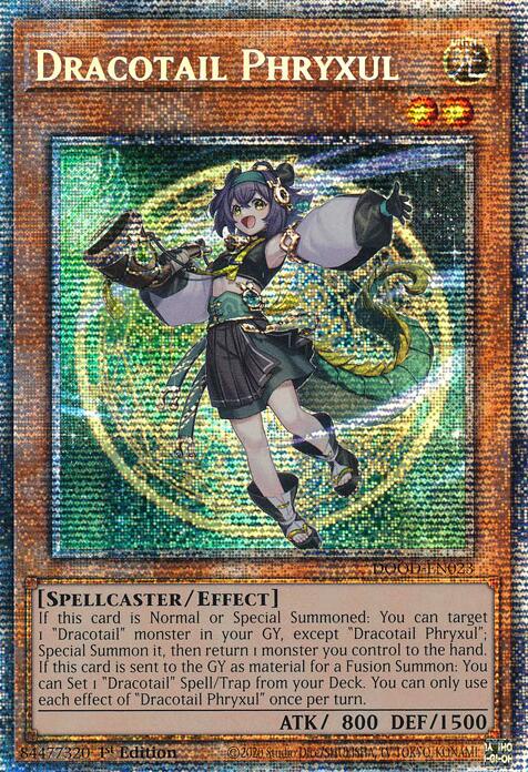 Dracotail Phryxul (Starlight Rare) [DOOD-EN023] Starlight Rare | Cracking-Singles