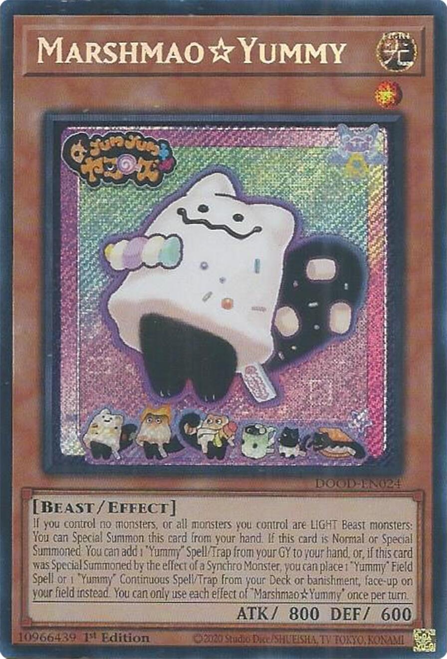 MarshmaoYummy [DOOD-EN024] Secret Rare | Cracking-Singles