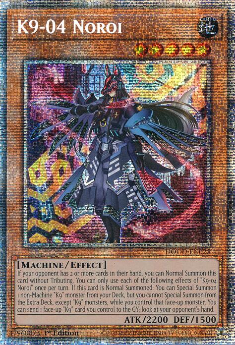 K9-04 Noroi (Starlight Rare) [DOOD-EN025] Starlight Rare | Cracking-Singles