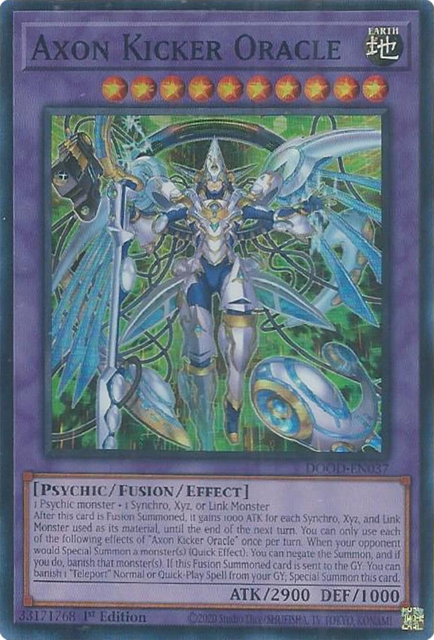 Axon Kicker Oracle [DOOD-EN037] Super Rare | Cracking-Singles