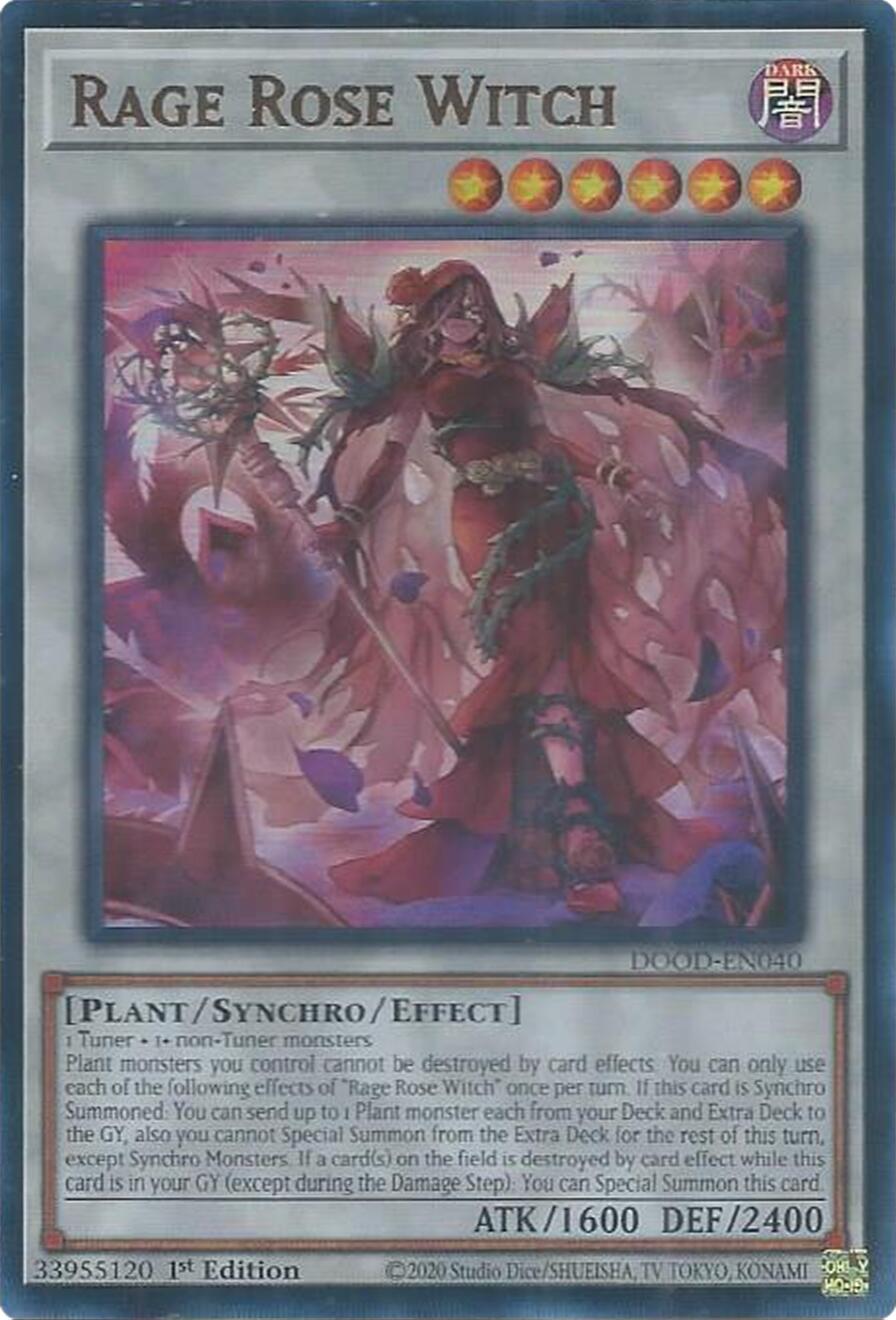Rage Rose Witch [DOOD-EN040] Ultra Rare | Cracking-Singles