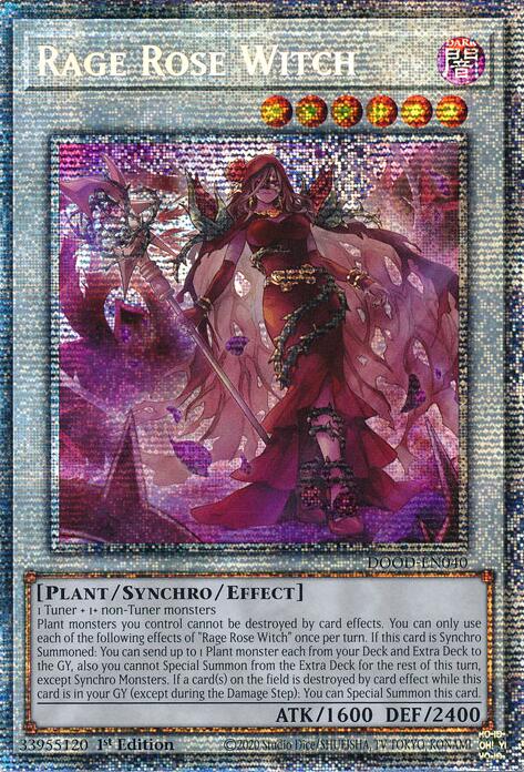 Rage Rose Witch (Starlight Rare) [DOOD-EN040] Starlight Rare | Cracking-Singles