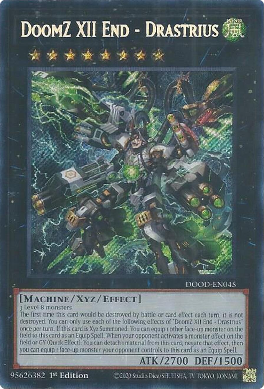 DoomZ XII End - Drastrius [DOOD-EN045] Secret Rare | Cracking-Singles