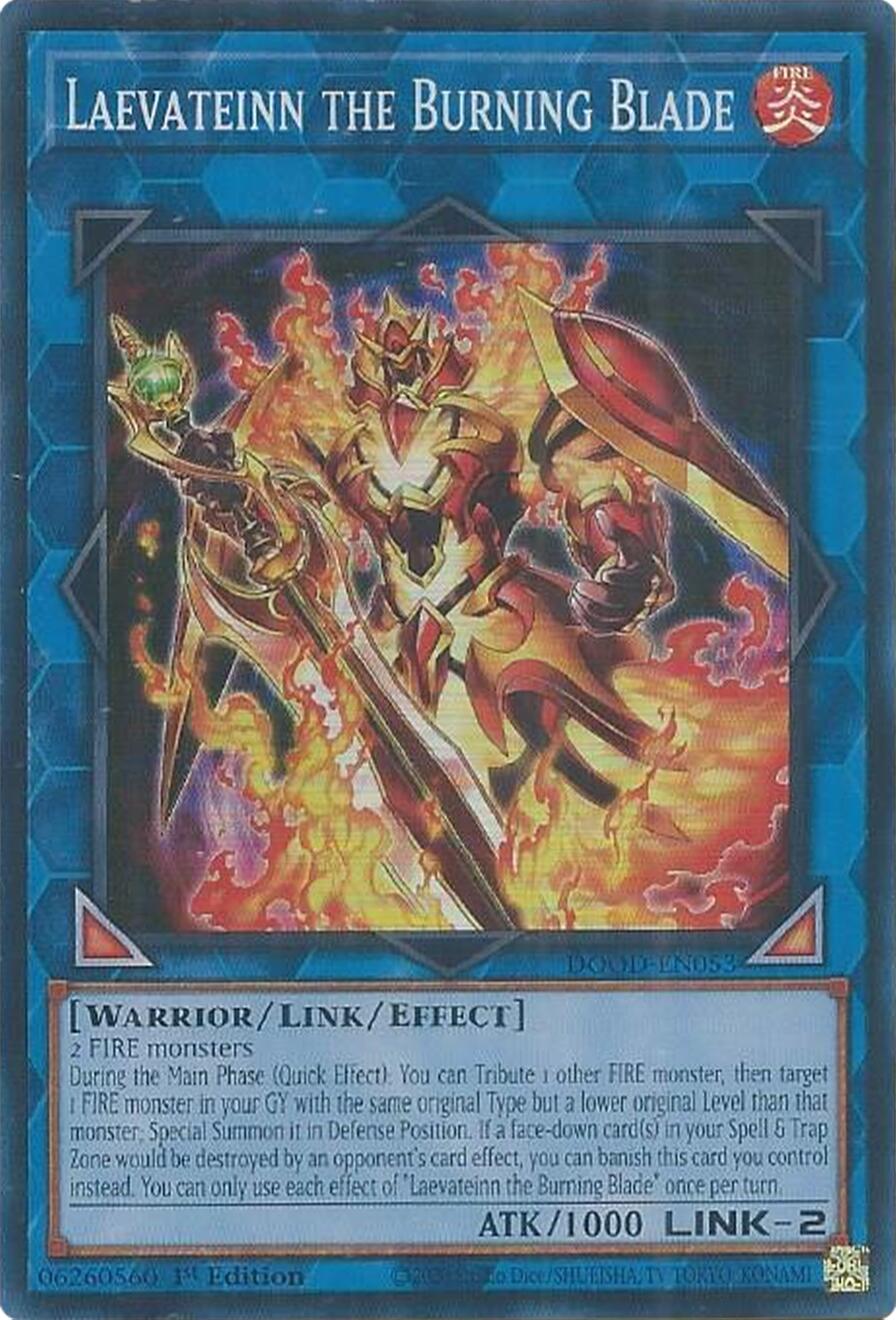 Laevateinn the Burning Blade [DOOD-EN053] Super Rare | Cracking-Singles