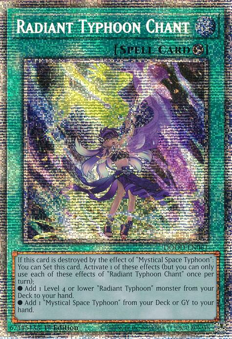 Radiant Typhoon Chant (Starlight Rare) [DOOD-EN061] Starlight Rare | Cracking-Singles