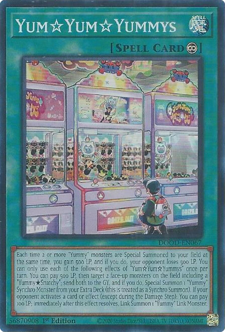 YumYumYummys [DOOD-EN067] Super Rare | Cracking-Singles