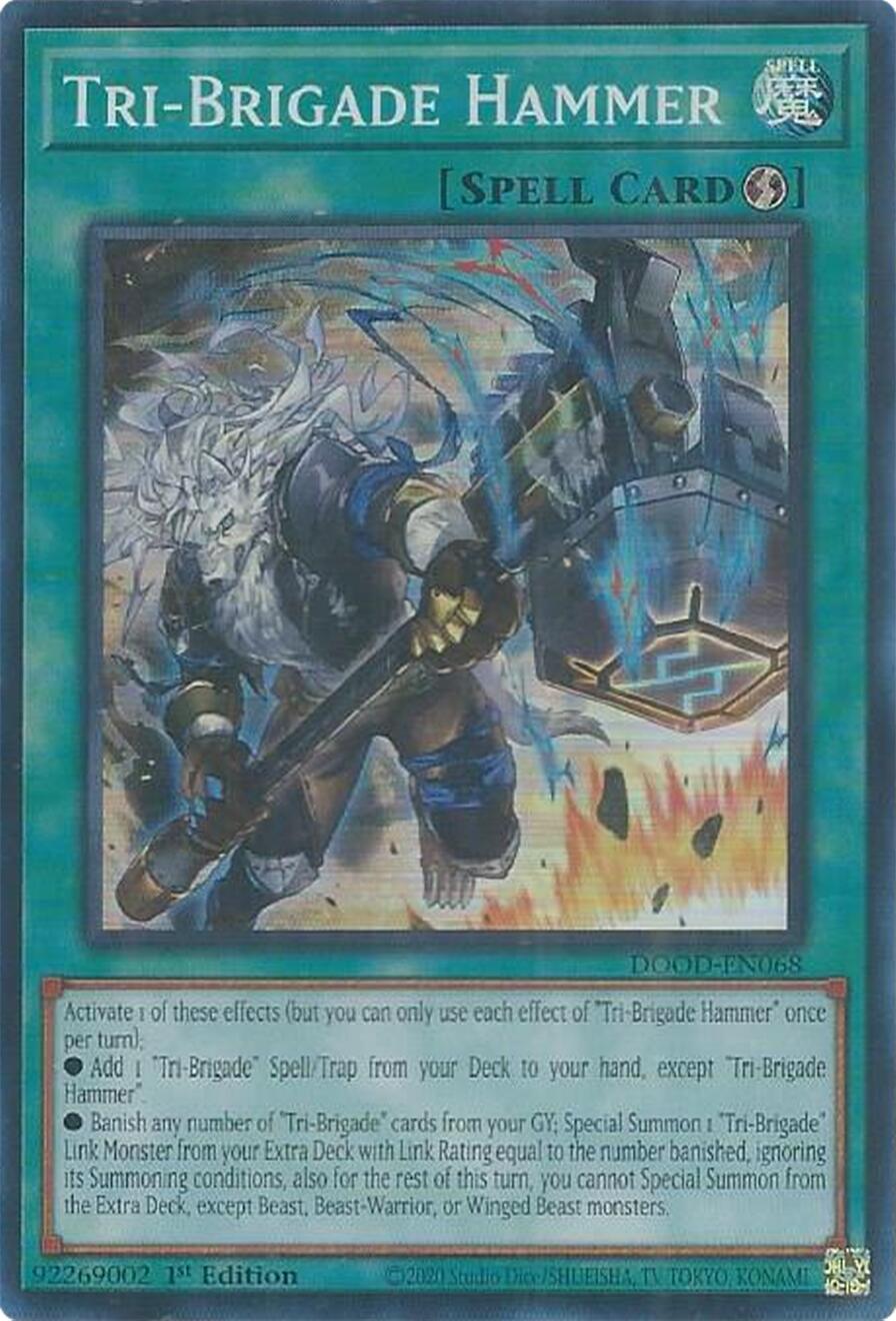 Tri-Brigade Hammer [DOOD-EN068] Super Rare | Cracking-Singles